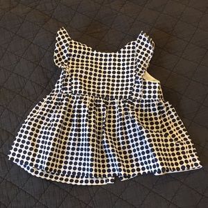 jacadi polka dot top